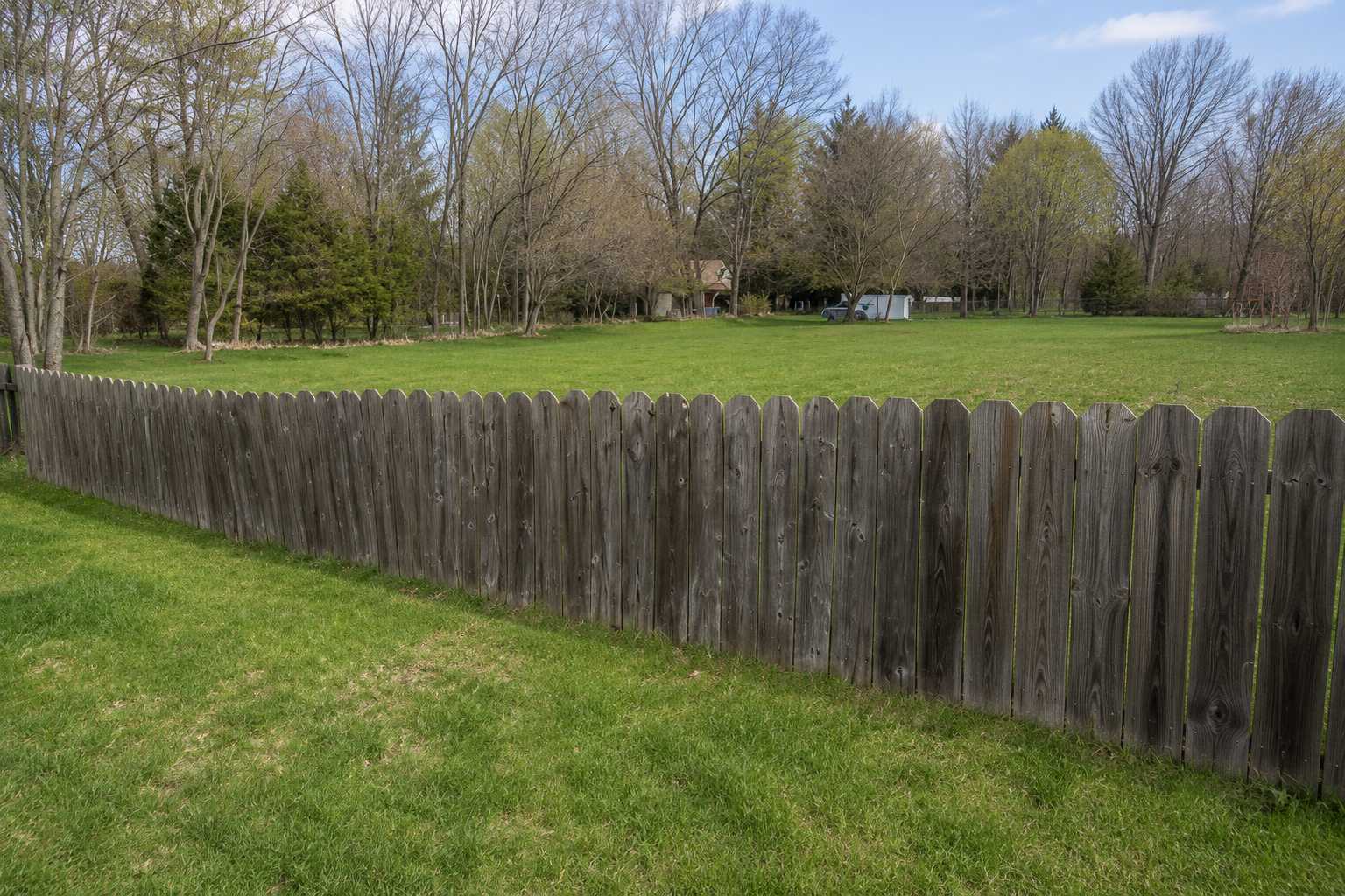 Worn/Damaged Fence (Before)