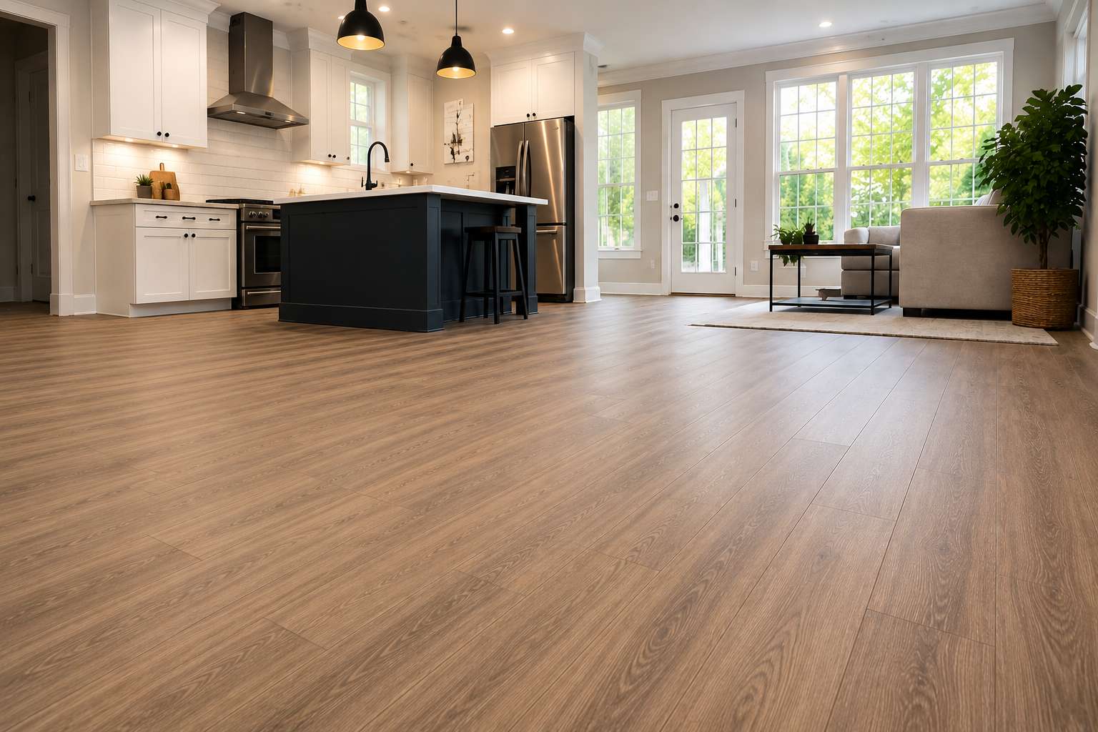 Modern Installed Flooring (After)